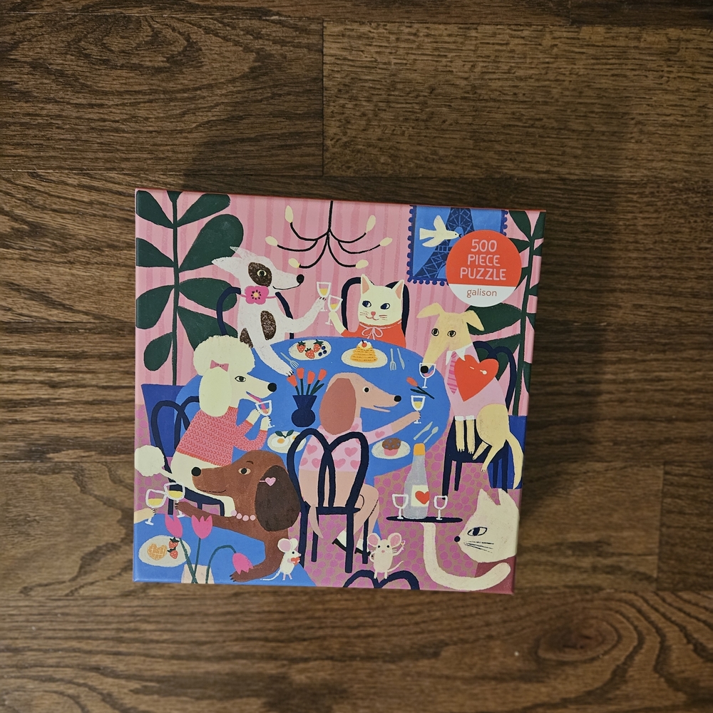 Galison Pink and Blue 500 Piece Puzzle